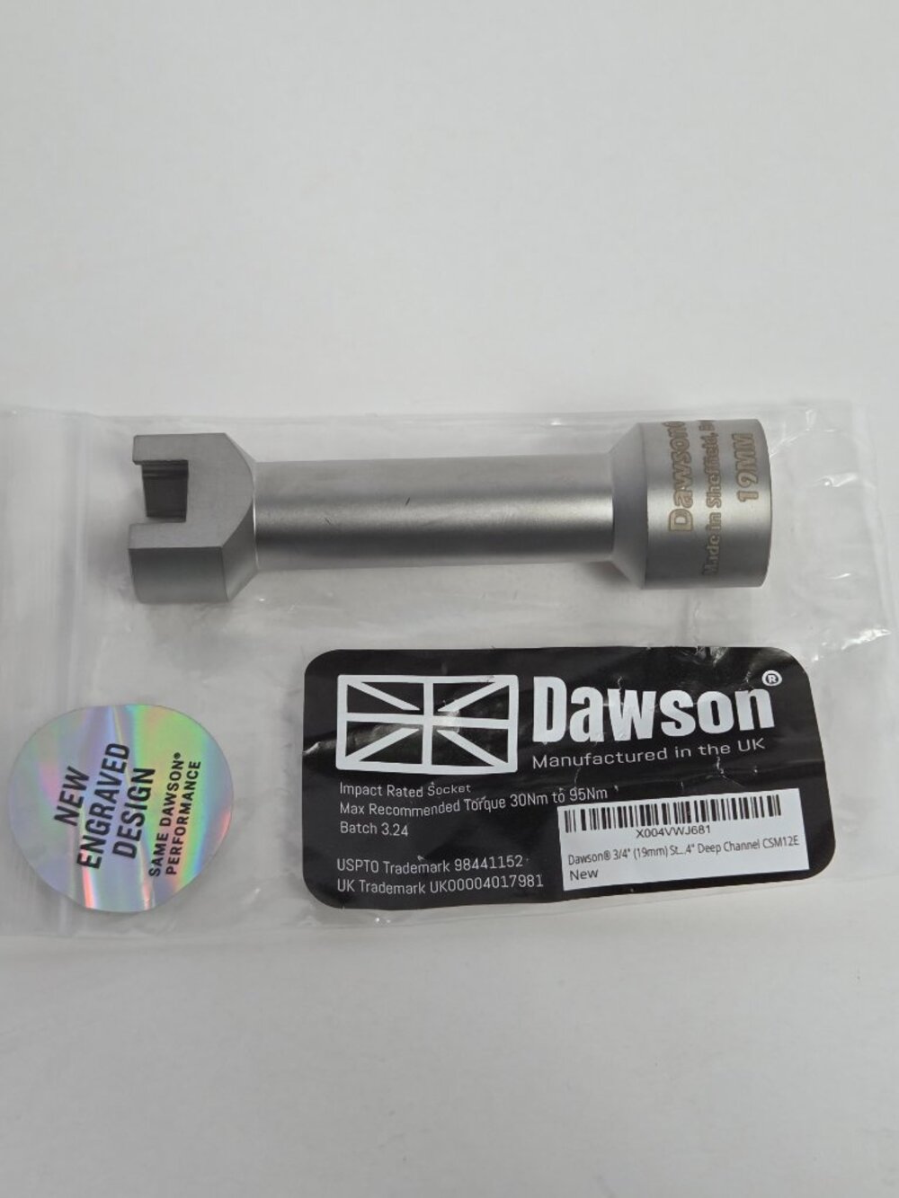 3/4" (19mm) Strut Channel Unistrut Socket 1/2" Drive for 2-7/16" or 3-1/4" ...
